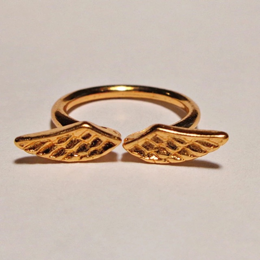 NEW!💙💎💛GOLDEN😇ANGEL😇WINGS! RINGLET!💛💎💙OPEN - Picture 6 of 8